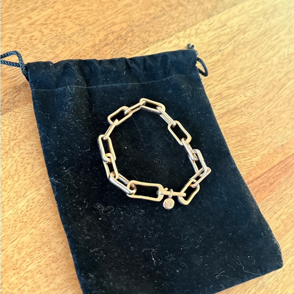 Monica Vinader Alta Capture Charm Bracelet 18k  Rose Gold Vermeil